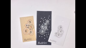 Drawing Bubbles Zentangle ®