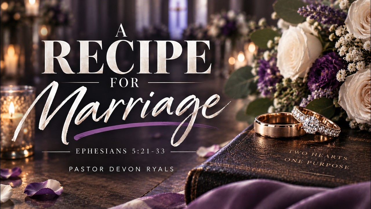 Sunday AM | A Recipe For Marriage | Pastor Devon Ryals | 9.6.26