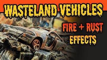 Scrap Yard Vehicles - 40k Terrain Tutorial ["CHEAP" DOLLAR STORE BUILD]