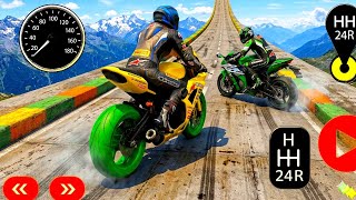 99% Fail! Ultimate Mega Ramp Bike Stunts 3D - Crazy Bike Ramps GT Bike Racing 3D - Android Gameplay screenshot 3