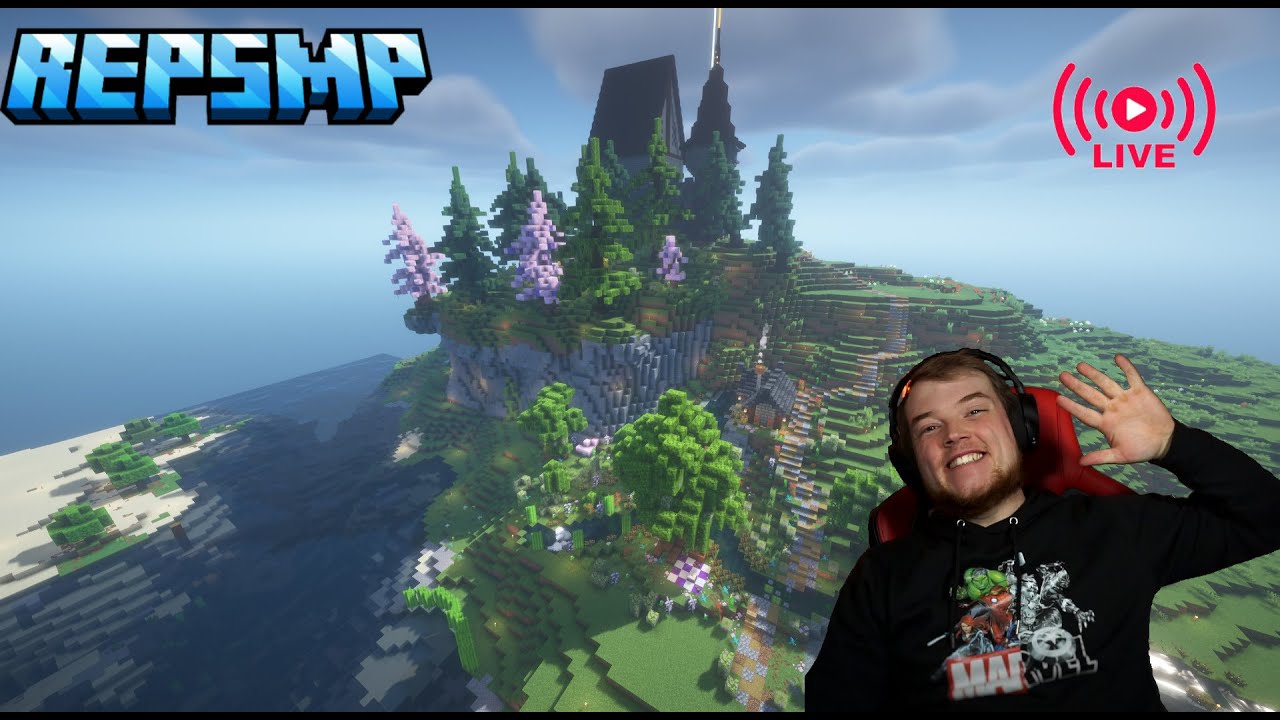 Biome building and resource grinding day 3 | RepSMP
