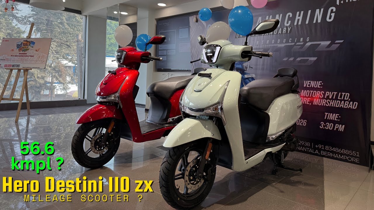 2026 HERO Destini 110 ZX Updated Model detailed review - YouTube