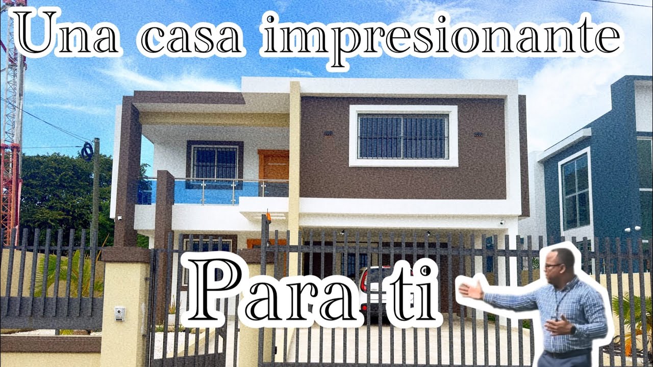 UNA CASA IMPRESIONANTE POR LA HISPANOAMERICANA DONDE ESTARÁS A SOLO 10 MINUTOS DEL AEROPUERTO.