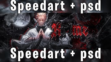 How to make a crazy anime header speedart