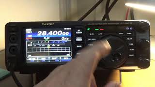 Live Demo Speech Processor - Parametric EQ using Ext Speaker settings from FT991A Yaesu Manual