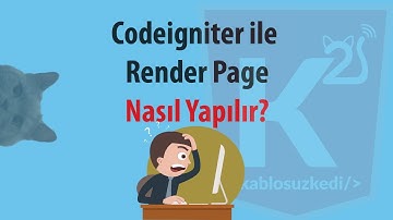 Codeigniter ile Render Page