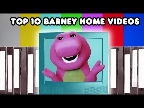 Top 10 Barney Home Videos | Ranking Series | Tee-Riffic Tributes