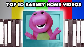 Top 10 Barney Home Videos Ranking Series Tee-Riffic Tributes
