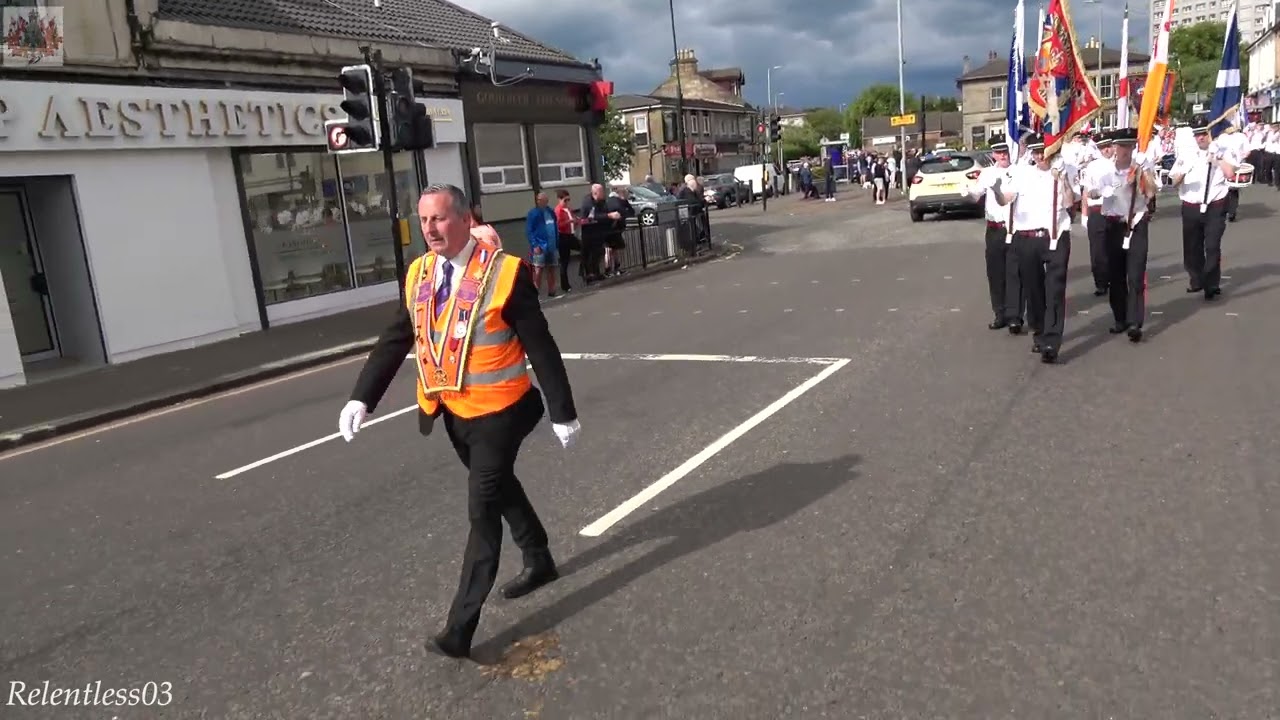 Ahoghill L.S.O.W. (No.6) @ Central Scottish 12th ~ Evening District Parade ~ Airdrie ~ 06/07/24 (4K)