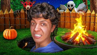 مستحيل تعيش في حدث الهالويين !! 🎃 99 ليلة في الغابة في روبلوكس