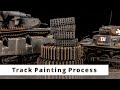 [ How-To | Tutorial ] How I paint my Tracks on 1/35th German WWII scale model tanks.