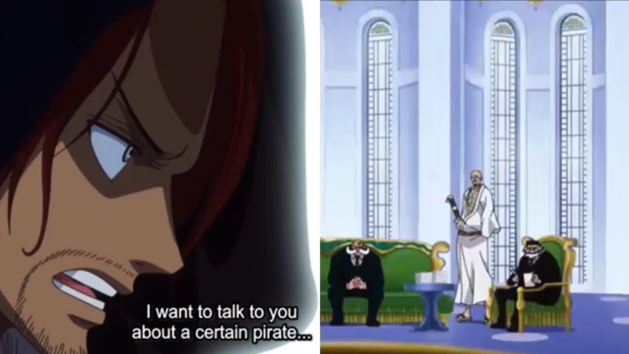 Shanks Meets Gorosei In Mariejois | One Piece Episode 887 Reaction - YouTube