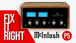 McIntosh MC 2105 Restoration P5: Let’s Test The Caps We Removed \& Start This Thing Up