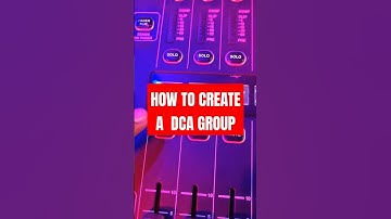 HOW TO CREATE A  DCA GROUP  ON MIDAS M32 #dca #group #midas #midasm32