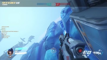 Overwatch - 1v1 highlight - Widowmaker - Jumpshot/Airshot