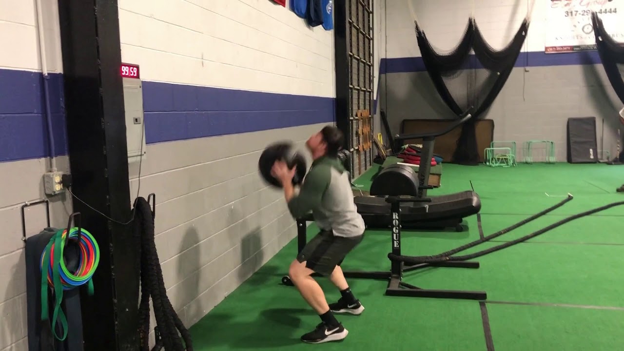 Medicine Ball Wall Balls YouTube
