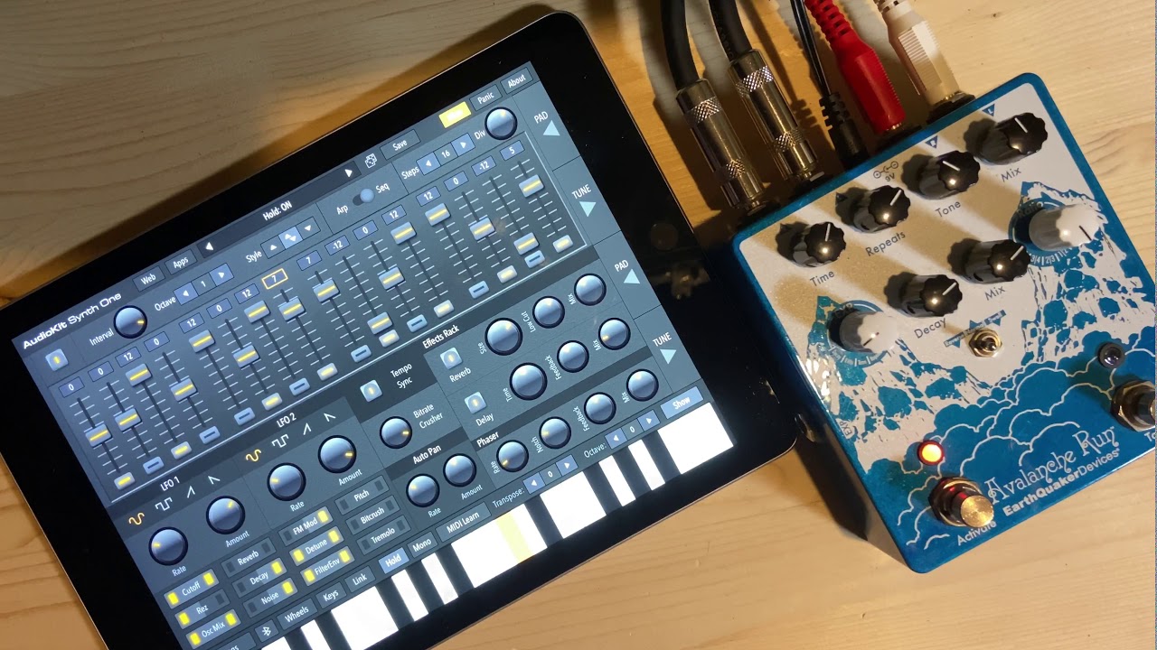 AudioKit Synth One Synthesizer + Avalanche Run YouTube