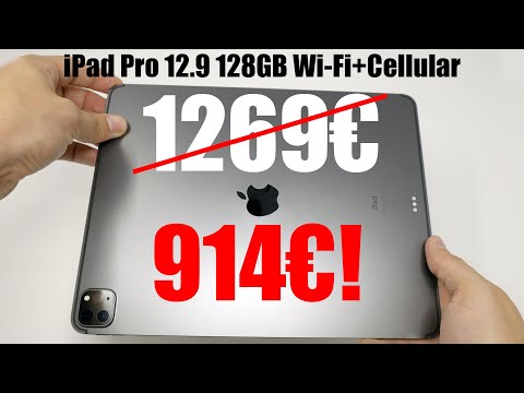 Unboxing Apple iPad Pro 12.9 128GB WiFi+Cellular @ 914€! Amazon Warehouse Deal!