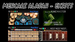 EXISTS - MENCARI ALASAN (REAL DRUM COVER)