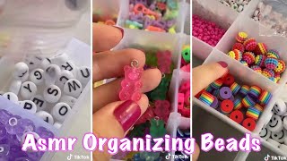 Asmr Restocking and Organizing Beads Part 2 | Beadtok | Tik Tok Compilation