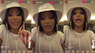 Cardi B Instagram Live Feb 1, 2021
