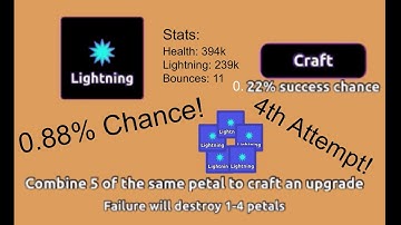 Crafting the First Ever ULTIMATE PETAL in Florr.io