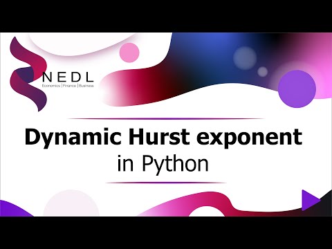 Dynamic Hurst exponent in Python