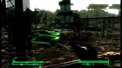 Strange Fallout 3 colour glitch