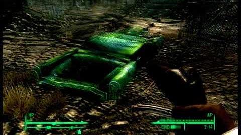 Strange Fallout 3 colour glitch