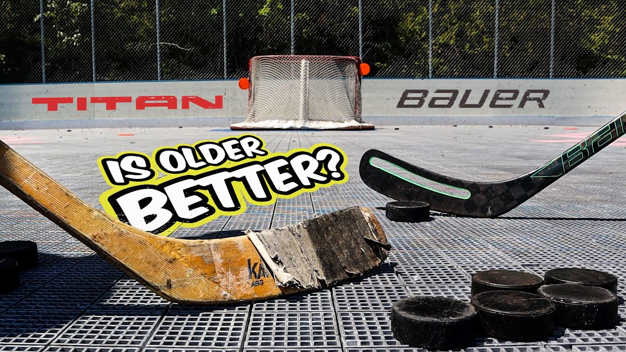 Can We SNIPE with Vintage Hockey Gear? - Old vs New