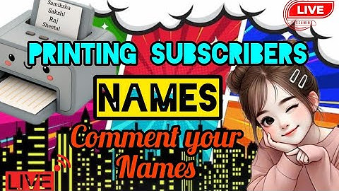 Artland Express live! PRINTING SUBSCRIBERS NAME ON PRINTER #shortsfeed #name #art #live #trending