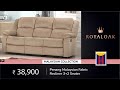 Royaloak Penang Malaysian Fabric Recliner Three Seater