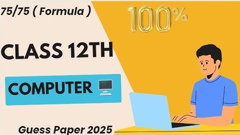 Class 12th computer Science guess paper 2025|2nd year computer Science pairing scheme 2025