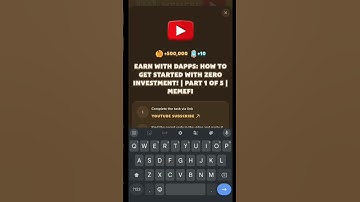 EARN WITH DAPPS: HOW TO GET STARTED WITH ZERO INVESTMENT! | PART 1 OF 5 | MEMEFI #memefi