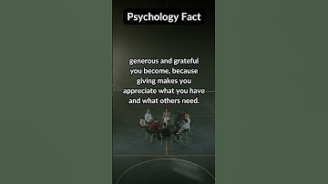 The Generosity Effect: How Giving Transforms You | Psychology Fact