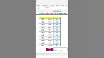 Excel Tips: Ace any Excel Job Interview with this Top Question!🚀 exceltips #exceltutorial #shorts