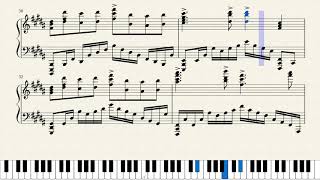 Across The Violet Sky (Violet Evergarden) [Piano Sheet Music]