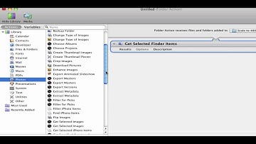 Create a Folder Action Using Automator