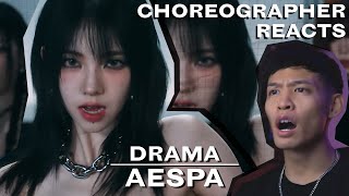 Dancer Reacts to AESPA - DRAMA M/V & Dance Practice