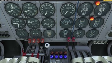 MSFS DC 6 NO AFE COLD & DARK, TAXI, TAKE OFF CRUISE