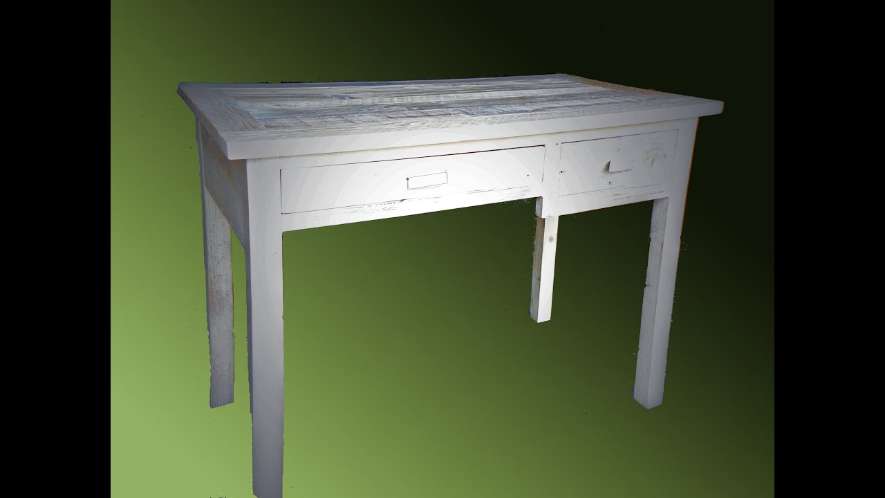 Faire un bureau avec du bois de palette youtube