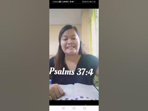 Daily Dose of Vitamin Verse (Psalms37:4) - YouTube