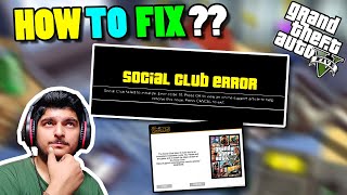 how to fix social club code 16 error in gta 5 | social club fatal error fix in gta 5