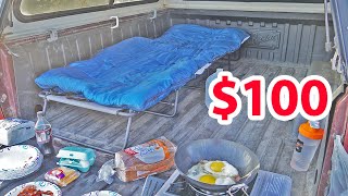 I went TRUCK Camping for $100 at WALMART!!!