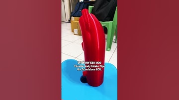 DIY BMW E30 Throttle Body Intake Pipe For Standalone ECU by 3D Printing