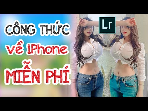 Hướng dẫn cách tải công thức màu từ link driver về điện thoại iPhone | Cách tải Preset Lightroom