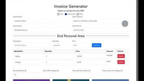 3 Customizable Invoice Templates Using JavaScript, HTML, and CSS | Demo & Tutorial
