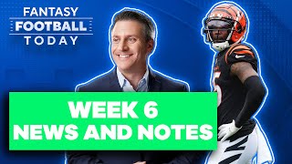 NFL Week 6 News and Notes: Jonathan Taylor, Tee Higgins, and More! | 2022 Fantasy Football Advice