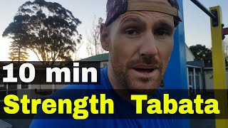 10 minute Bodyweight Tabata Strength Workout screenshot 5