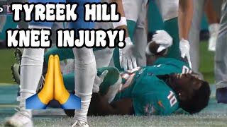 Tyreek Hill ANKLE INJURY Vs Titans 😰🙏 Dolphins Vs Titans 2023 highlights